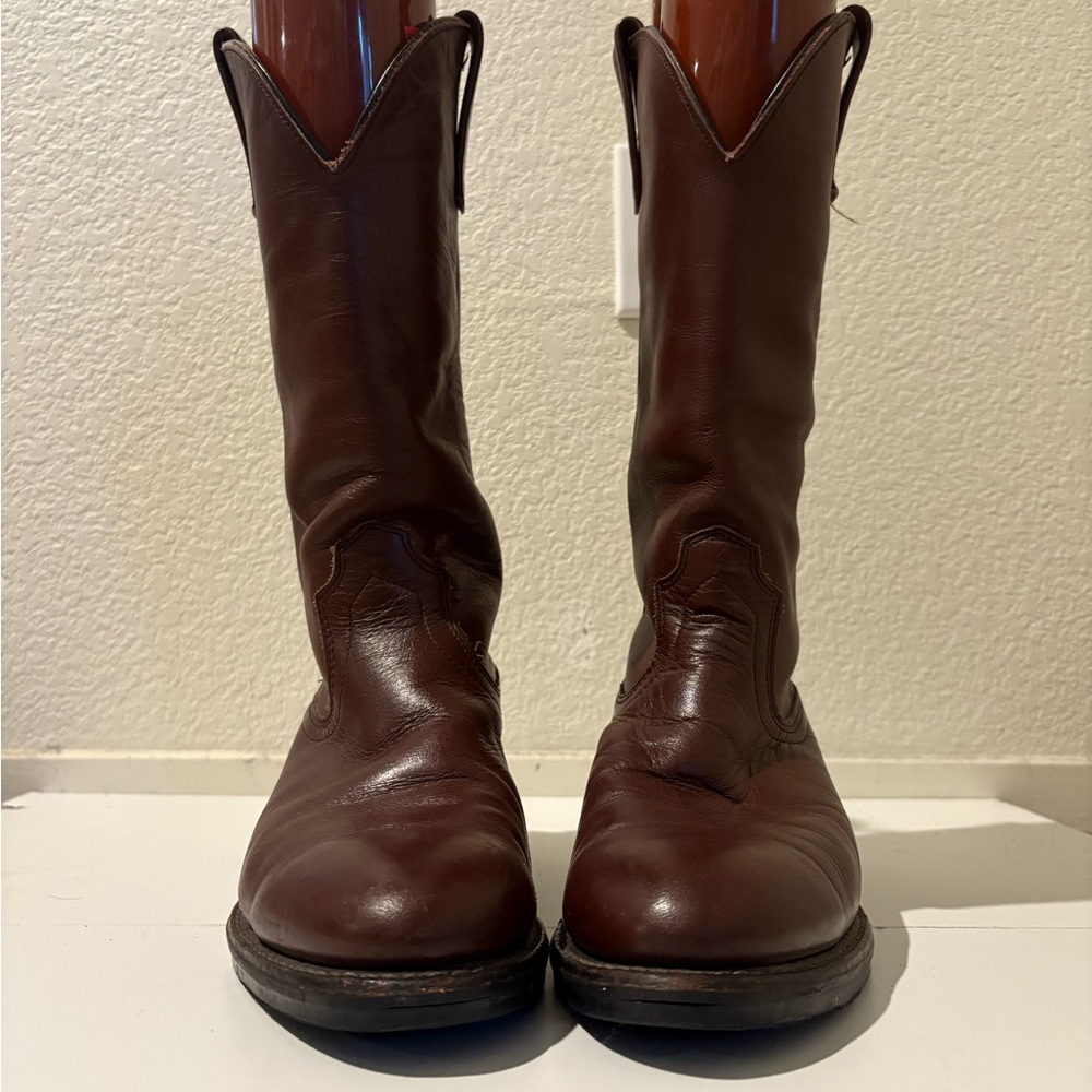 Authentic Vintage Red Wing Pecos red mahogany Cowboy Boots